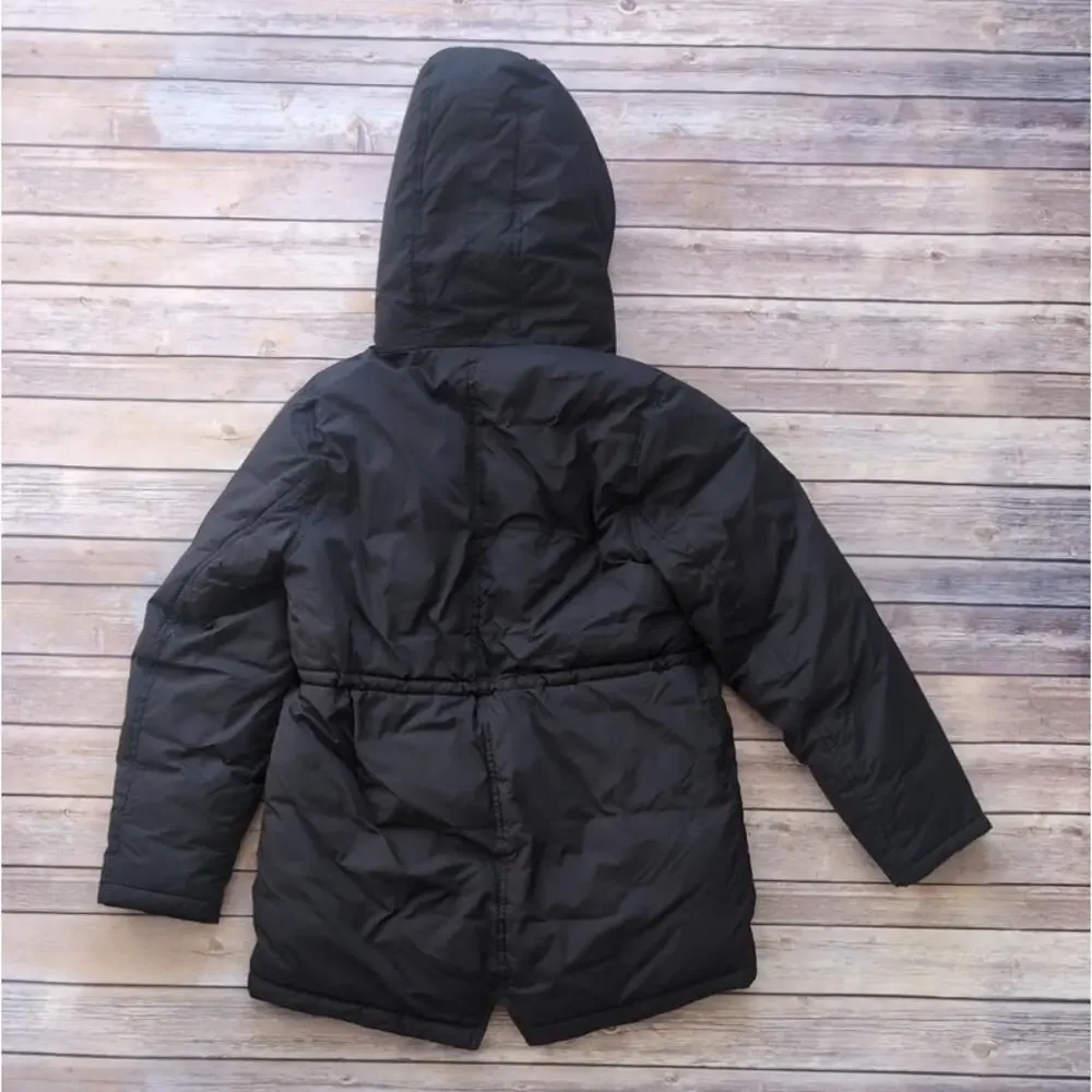 J.Crew Crewcuts Black Puffer Jacket Coat with PrimaLoft - XL